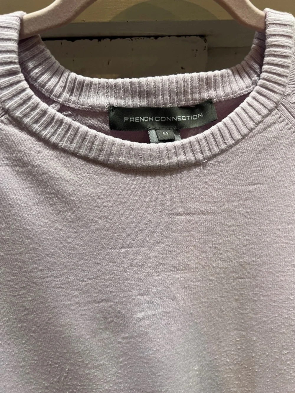 French Connection Light Lavender Crewneck Sweater - Picture 3 of 7